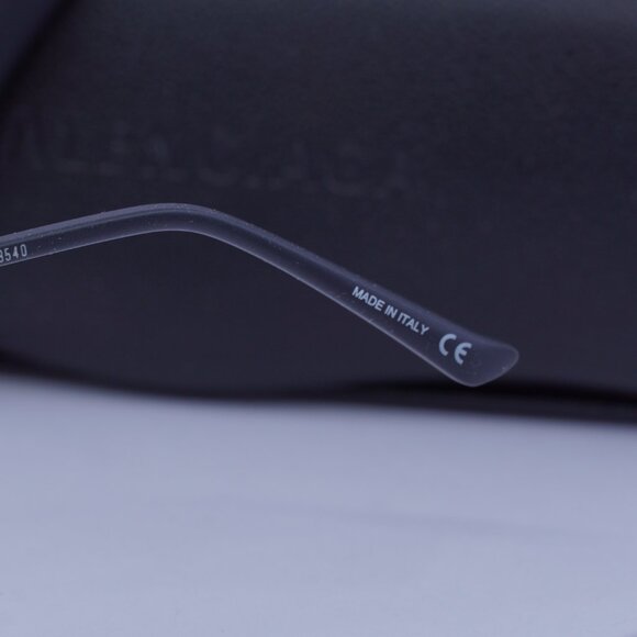 Balenciaga BB0118O 001 Rectangle Eyeglasses 56mm - Dark Grey - Picture 7 of 11